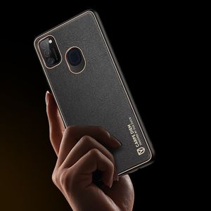 Dux Ducis Dux Ducis Yolo eleganckie etui pokrowiec ze skóry ekologicznej Samsung Galaxy M30s czarny 9