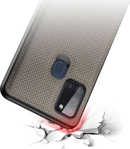 Dux Ducis Dux Ducis Fino etui pokrowiec pokryty nylonowym materiałem Samsung Galaxy A21S zielony 4