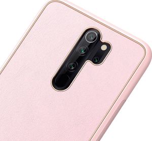 Dux Ducis Dux Ducis Yolo eleganckie etui pokrowiec ze skóry ekologicznej Xiaomi Redmi Note 8 Pro różowy 6