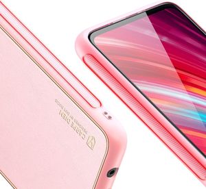 Dux Ducis Dux Ducis Yolo eleganckie etui pokrowiec ze skóry ekologicznej Xiaomi Redmi Note 8 Pro różowy 8