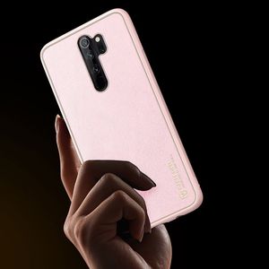 Dux Ducis Dux Ducis Yolo eleganckie etui pokrowiec ze skóry ekologicznej Xiaomi Redmi Note 8 Pro różowy 9