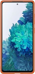 Dux Ducis Dux Ducis Yolo eleganckie etui pokrowiec ze skóry ekologicznej Samsung Galaxy S20 FE 5G pomarańczowy 3