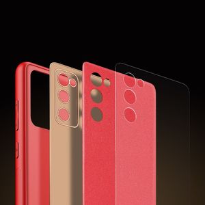 Dux Ducis Dux Ducis Yolo eleganckie etui pokrowiec ze skóry ekologicznej Samsung Galaxy S20 FE 5G czerwony 10