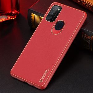 Dux Ducis Yolo eleganckie etui pokrowiec ze skóry Samsung Galaxy M30s czerwony 14