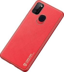 Dux Ducis Yolo eleganckie etui pokrowiec ze skóry Samsung Galaxy M30s czerwony 4