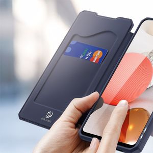 Dux Ducis DUX DUCIS Skin X kabura etui pokrowiec z klapką Samsung Galaxy A42 5G niebieski 4