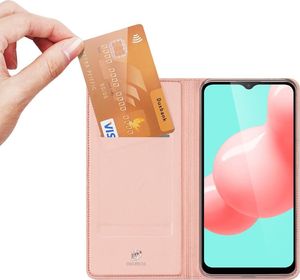 Dux Ducis DUX DUCIS Skin Pro kabura etui pokrowiec z klapką Samsung Galaxy A32 5G różowy 2