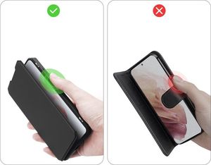 Dux Ducis DUX DUCIS Skin X kabura etui pokrowiec z klapką Samsung Galaxy S21 5G czarny 9