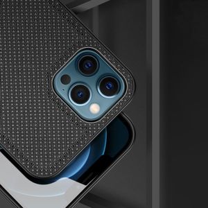 Dux Ducis Dux Ducis Fino etui pokrowiec pokryty nylonowym materiałem iPhone 12 Pro / iPhone 12 niebieski 16