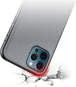 Dux Ducis Dux Ducis Fino etui pokrowiec pokryty nylonowym materiałem iPhone 12 Pro / iPhone 12 niebieski 4