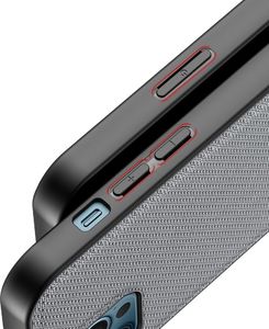 Dux Ducis Dux Ducis Fino etui pokrowiec pokryty nylonowym materiałem iPhone 12 Pro / iPhone 12 niebieski 7