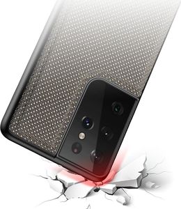 Dux Ducis Dux Ducis Fino etui pokrowiec pokryty nylonowym materiałem Samsung Galaxy S21 Ultra 5G zielony 7