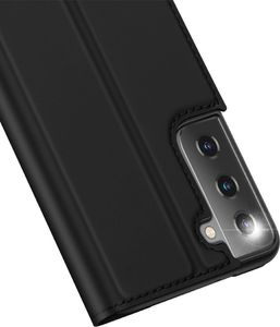 Dux Ducis DUX DUCIS Skin Pro kabura etui pokrowiec z klapką Samsung Galaxy S21 5G czarny 8