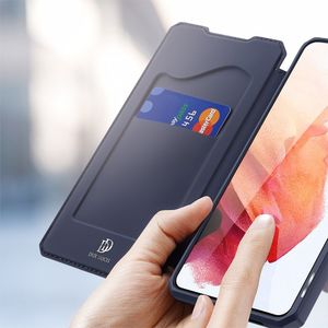 Dux Ducis DUX DUCIS Skin X kabura etui pokrowiec z klapką Samsung Galaxy S21 5G niebieski 3