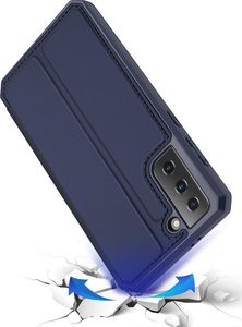 Dux Ducis DUX DUCIS Skin X kabura etui pokrowiec z klapką Samsung Galaxy S21 5G niebieski 4