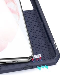 Dux Ducis DUX DUCIS Skin X kabura etui pokrowiec z klapką Samsung Galaxy S21 5G niebieski 9