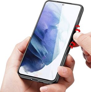 Dux Ducis Dux Ducis Fino etui pokrowiec pokryty nylonowym materiałem Samsung Galaxy S21+ 5G (S21 Plus 5G) zielony 3