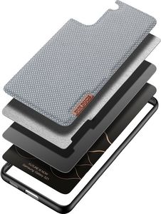 Dux Ducis Dux Ducis Fino etui pokrowiec pokryty nylonowym materiałem Samsung Galaxy S21 5G niebieski 7