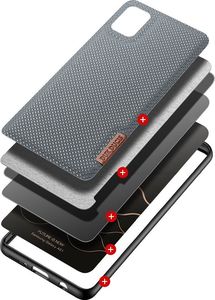 Dux Ducis Dux Ducis Fino etui pokrowiec pokryty nylonowym materiałem Samsung Galaxy A51 niebieski 2