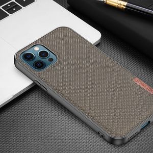 Dux Ducis Dux Ducis Fino etui pokrowiec pokryty nylonowym materiałem iPhone 12 Pro Max zielony 14