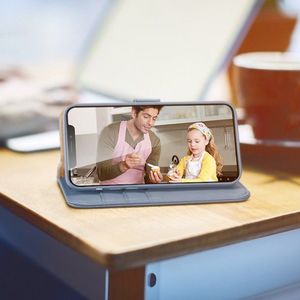 Dux Ducis Dux Ducis Hivo skórzane etui z klapką pokrowiec ze skóry naturalnej portfel na karty i dokumenty iPhone 12 Pro Max niebieski 12