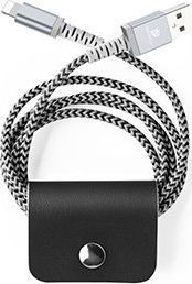 Dux Ducis Dux Ducis Hivo skórzane etui z klapką pokrowiec ze skóry naturalnej portfel na karty i dokumenty iPhone 12 Pro / iPhone 12 czarny 13