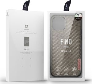 Dux Ducis Dux Ducis Fino etui pokrowiec pokryty nylonowym materiałem iPhone 12 Pro / iPhone 12 zielony 5