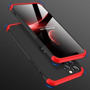 GKK GKK 360 Protection Case etui na całą obudowę przód + tył iPhone 12 Pro / iPhone 12 czarno-czerwony 7