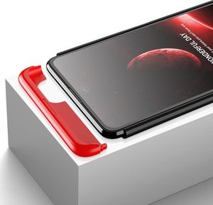 GKK GKK 360 Protection Case etui na całą obudowę przód + tył Samsung Galaxy M51 czarno-czerwony 10