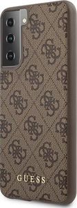 Guess Guess GUHCS21SG4GFBR S21 G991 brązowy/brown hard case 4G Metal Gold Logo 2