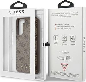 Guess Guess GUHCS21SG4GFBR S21 G991 brązowy/brown hard case 4G Metal Gold Logo 8