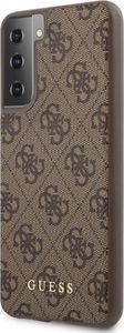 Guess Guess GUHCS21LG4GFBRS21 Ultra G998 brązowy/brown hard case 4G Metal Gold Logo 2