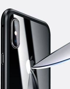 Wozinsky Wozinsky Full Magnetic Case magnetyczne etui 360 pokrowiec na przód i tył z wbudowanym szkłem iPhone 12 Pro Max czarno-przezroczysty 13