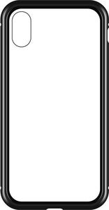 Wozinsky Wozinsky Full Magnetic Case magnetyczne etui 360 pokrowiec na przód i tył z wbudowanym szkłem iPhone 12 Pro / iPhone 12 czarno-przezroczysty 3