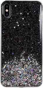 Wozinsky Wozinsky Star Glitter błyszczące etui pokrowiec z brokatem Samsung Galaxy M31s czarny 1
