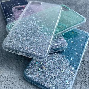 Wozinsky Wozinsky Star Glitter błyszczące etui pokrowiec z brokatem Samsung Galaxy S21 5G czarny 3