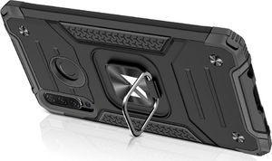Wozinsky Wozinsky Ring Armor pancerne hybrydowe etui pokrowiec + magnetyczny uchwyt Huawei P30 Lite czarny 4