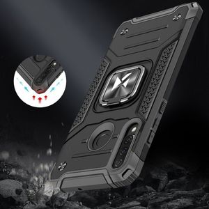 Wozinsky Wozinsky Ring Armor pancerne hybrydowe etui pokrowiec + magnetyczny uchwyt Huawei P30 Lite niebieski 8