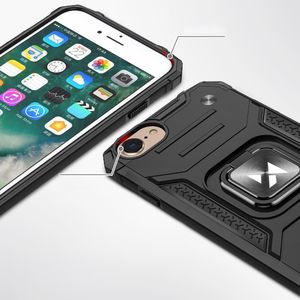 Wozinsky Wozinsky Ring Armor pancerne hybrydowe etui pokrowiec + magnetyczny uchwyt iPhone SE 2020 / iPhone 8 / iPhone 7 czerwony 2