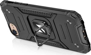 Wozinsky Wozinsky Ring Armor pancerne hybrydowe etui pokrowiec + magnetyczny uchwyt iPhone SE 2020 / iPhone 8 / iPhone 7 srebrny 4