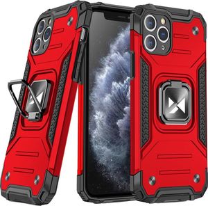 Wozinsky Wozinsky Ring Armor pancerne hybrydowe etui pokrowiec + magnetyczny uchwyt iPhone 11 Pro czerwony 1