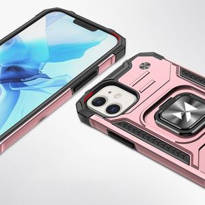 Wozinsky Wozinsky Ring Armor pancerne hybrydowe etui pokrowiec + magnetyczny uchwyt iPhone 12 mini różowy 2