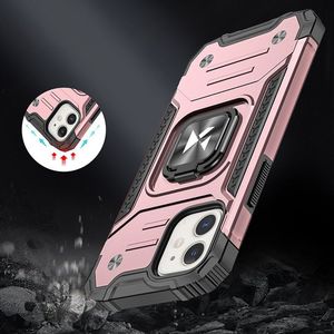 Wozinsky Wozinsky Ring Armor pancerne hybrydowe etui pokrowiec + magnetyczny uchwyt iPhone 12 mini różowy 7
