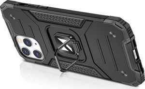 Wozinsky Wozinsky Ring Armor pancerne hybrydowe etui pokrowiec + magnetyczny uchwyt iPhone 12 Pro / iPhone 12 różowy 4