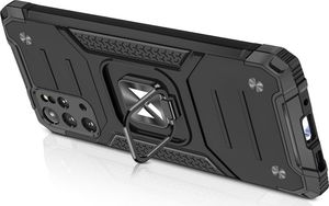 Wozinsky Wozinsky Ring Armor pancerne hybrydowe etui pokrowiec + magnetyczny uchwyt Samsung Galaxy S20+ (S20 Plus) czarny 4
