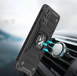 Wozinsky Wozinsky Ring Armor pancerne hybrydowe etui pokrowiec + magnetyczny uchwyt Samsung Galaxy S20+ (S20 Plus) niebieski 6