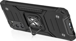 Wozinsky Wozinsky Ring Armor pancerne hybrydowe etui pokrowiec + magnetyczny uchwyt Samsung Galaxy S20 Ultra czarny 4