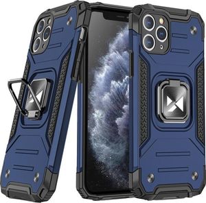 Wozinsky Wozinsky Ring Armor pancerne hybrydowe etui pokrowiec + magnetyczny uchwyt Samsung Galaxy M31s niebieski 1