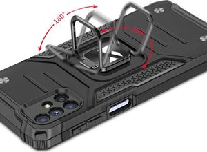 Wozinsky Wozinsky Ring Armor pancerne hybrydowe etui pokrowiec + magnetyczny uchwyt Samsung Galaxy M51 niebieski 5