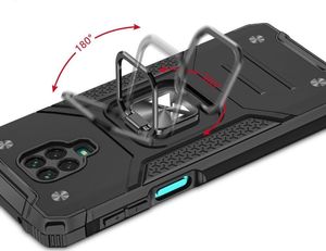 Wozinsky Wozinsky Ring Armor pancerne hybrydowe etui pokrowiec + magnetyczny uchwyt Xiaomi Redmi Note 9 Pro / Redmi Note 9S różowy 2